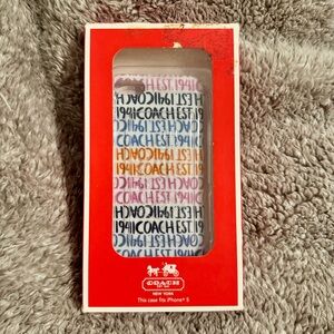 Coach iPhone 5 Chambray phone case